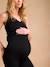 Ensemble 2 pièces grossesse seamless dentelle noir 8 - vertbaudet enfant 