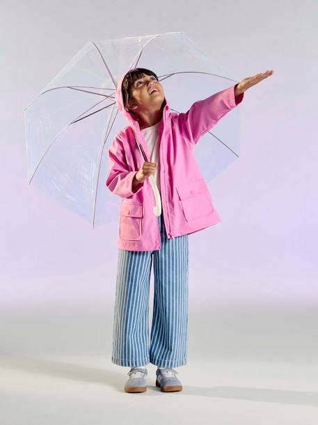 Ciré à capuche fille rose 3 - vertbaudet enfant 
