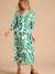 Robe longue motifs fleurs grossesse et allaitement vert 2 - vertbaudet enfant 