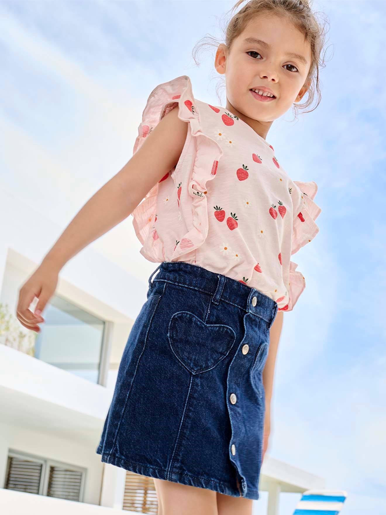 Vertbaudet Jupe En Jean Bebe Robe Bébé Fille En Jean Robes Et