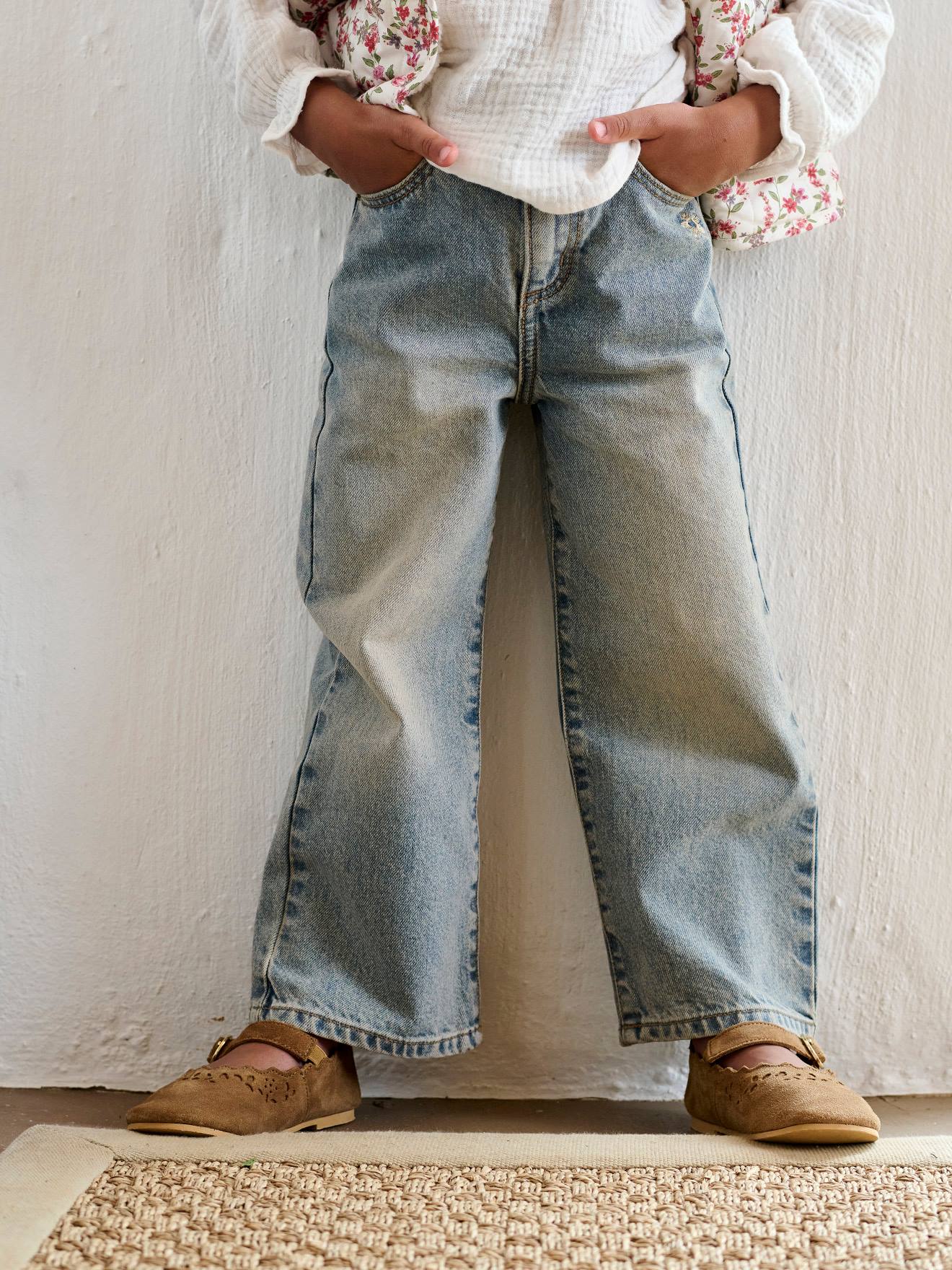 Ballerines cuir fille collection maternelle marron