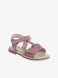 Chaussures-Chaussures fille 23-38-Sandales cuir scratchées enfant collection maternelle