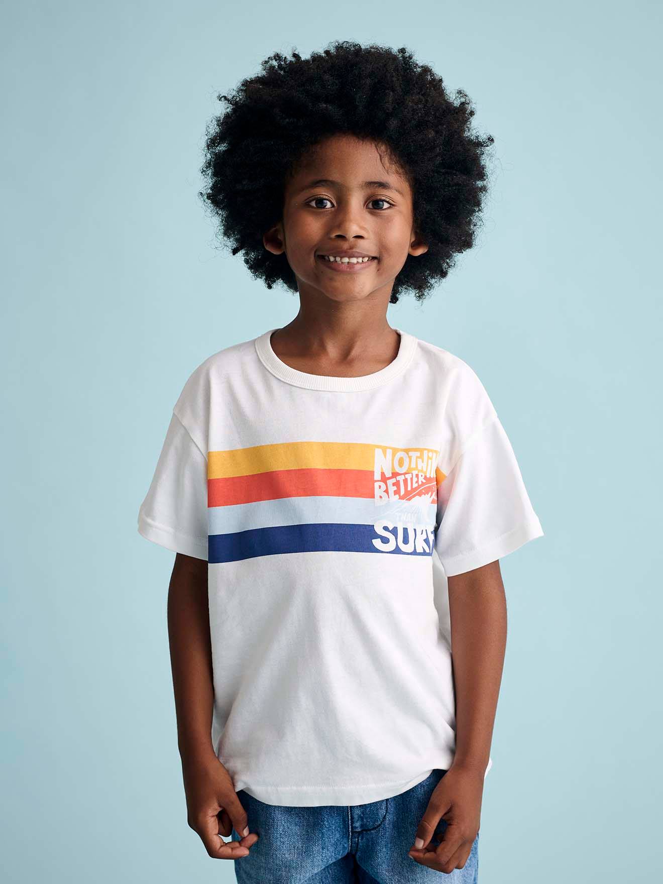 T-shirt graphique garçon blanc