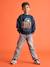 Jean garçon large facile à enfiler denim black+denim bleached+denim brut+gris+stone 28 - vertbaudet enfant 