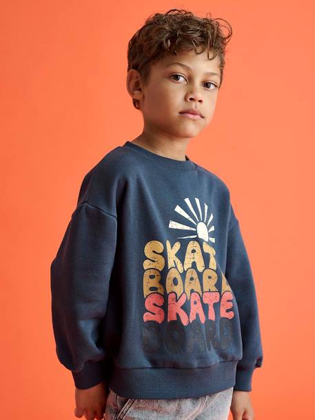 Garçon-Sweat  grand motif Skate garçon