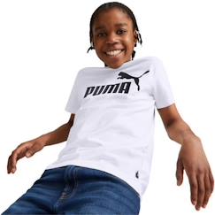 -T-shirt pour enfant Puma No1 Logo - Blanc