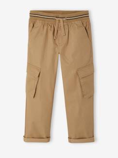 -Pantalon cargo droit MorphologiK garçon tour de hanches médium