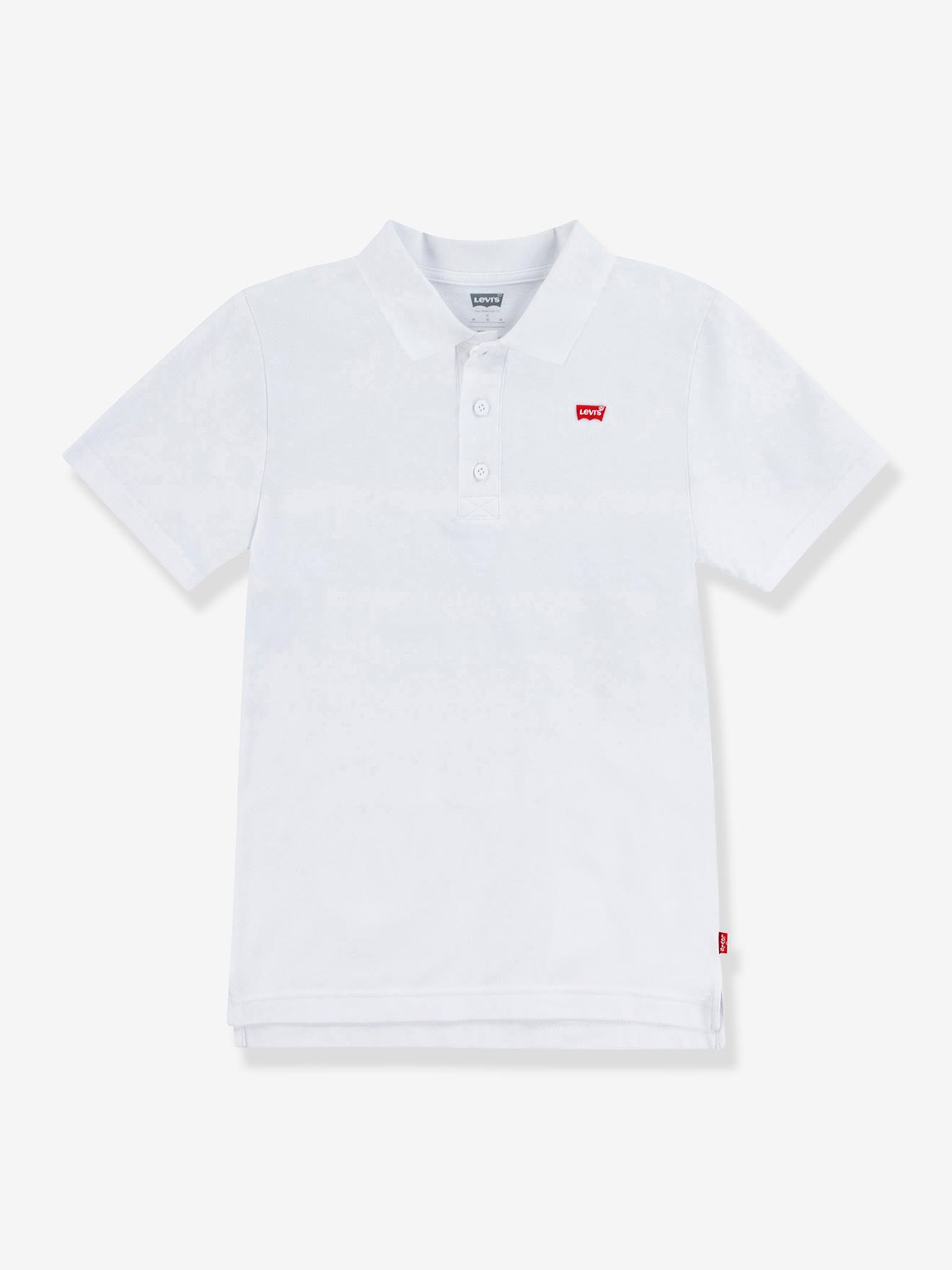 Polo Levi's Garçon Manches Courtes Blanc