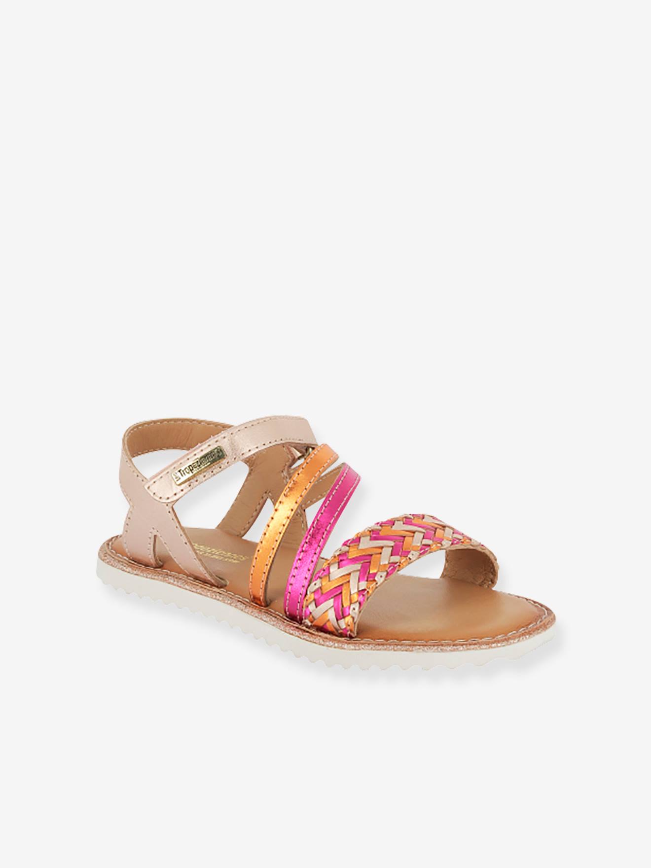 Sandales cuir enfant Iogym BY M BELARBI rose 65 €