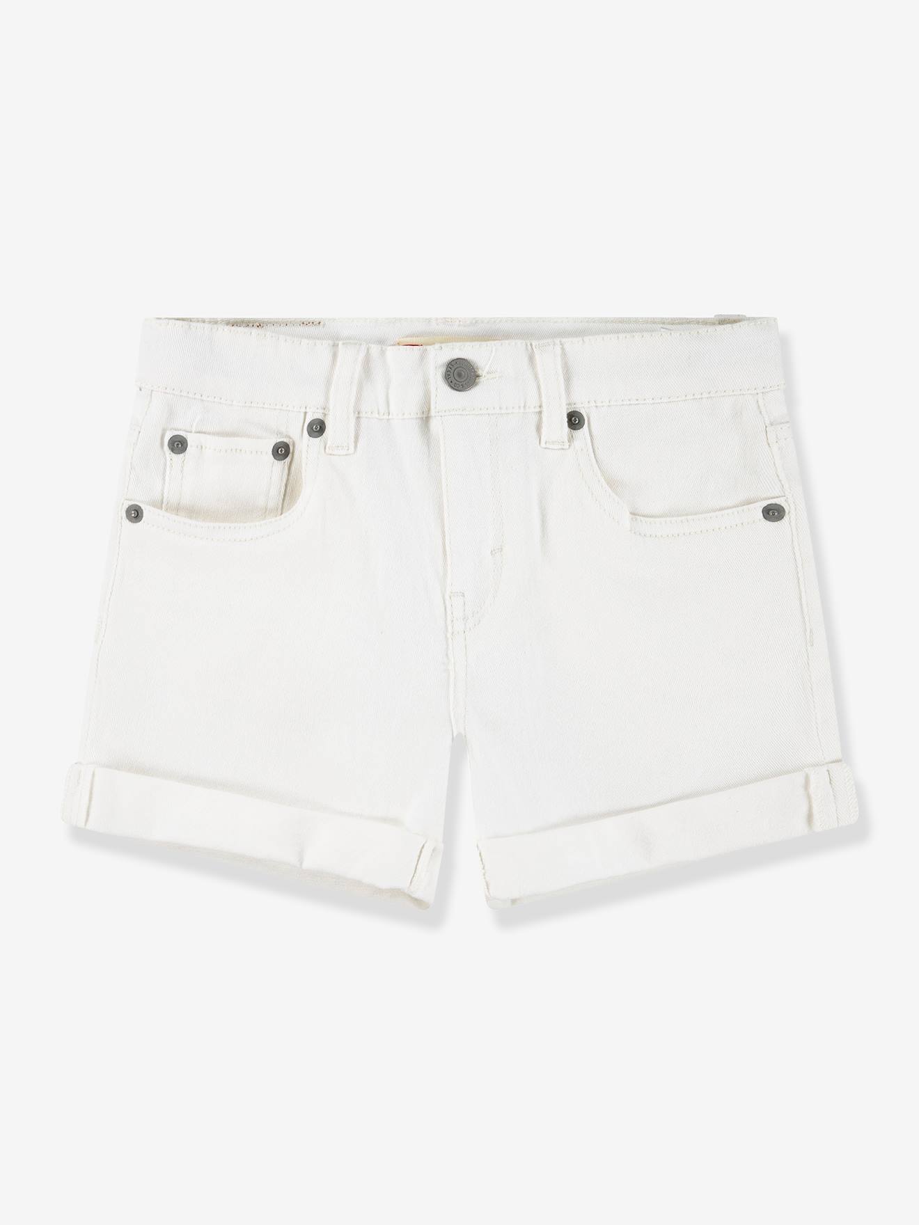 Short en jean Girlfriend shorts LEVI'S écru