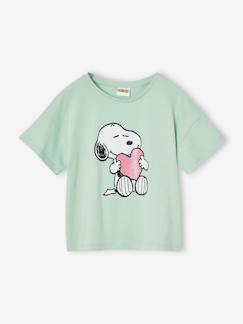 -T-Shirt Peanuts® Snoopy coeur glitter