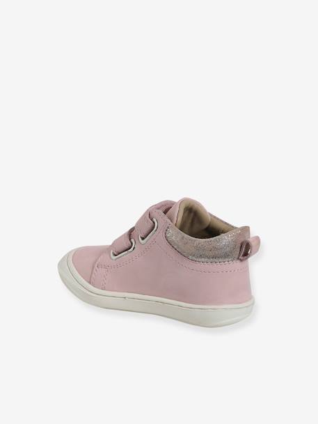 Chaussures premiers pas bébé scratch beige imprimé+bleu imprimé+bronze+jaune d'or+lot rose+mauve+or+rose+rose imprimé+rose poudré+turquoise+vert imprimé+vieux rose 56 - vertbaudet enfant 
