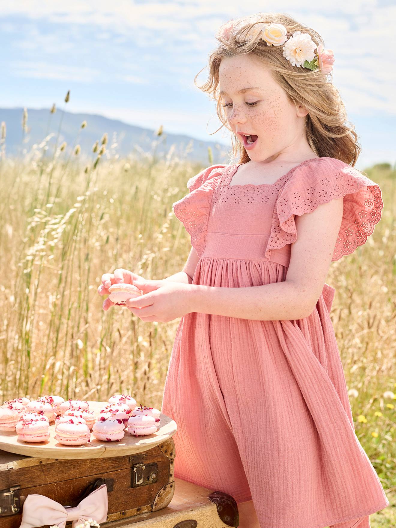 Robe Broderie Anglaise La Redoute Robe Bebe Fille Broderie - Main Image