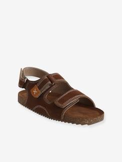 Sandales scratchées cuir enfant  - vertbaudet enfant