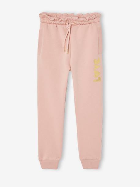 Fille-Jogging fille molleton motif love irisé
