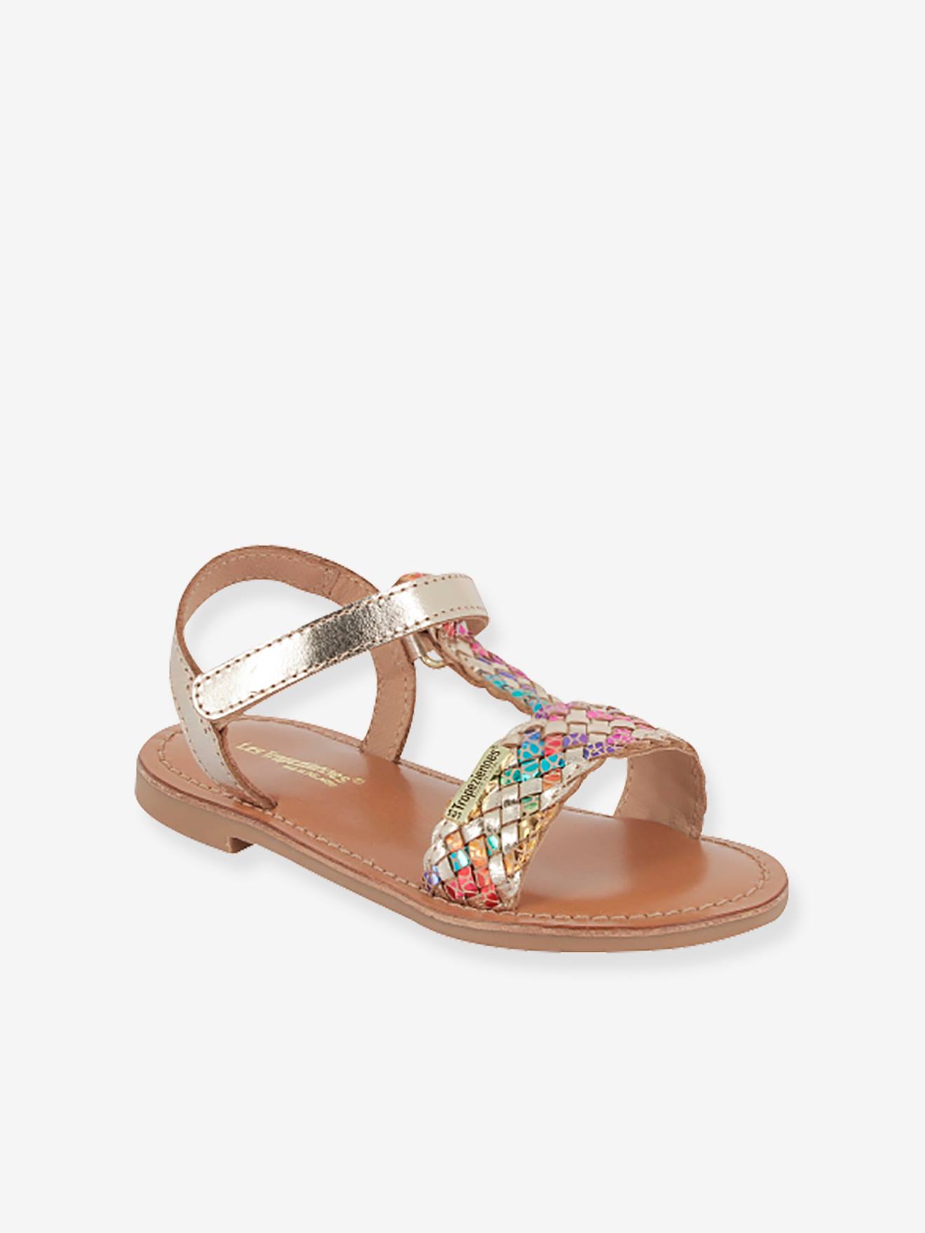 Sandales cuir enfant Bamba BY M. BELARBI multicolore