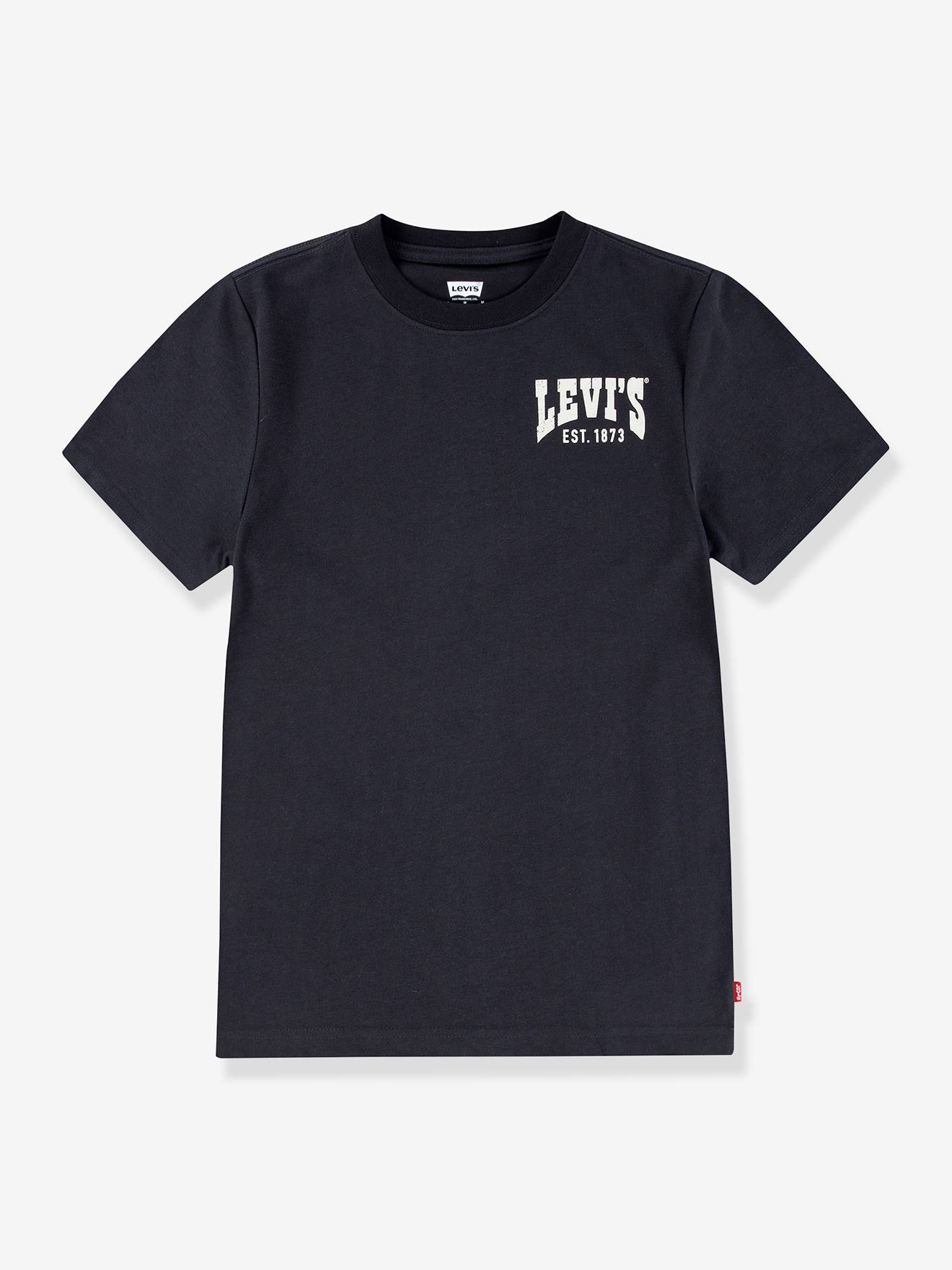 T-shirt Levi's® Valley View Garçon Grand Motif Au Dos Noir
