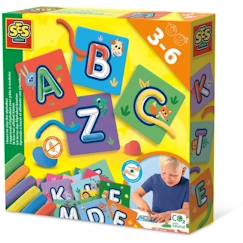 Jouet-J'apprends l'alphabet avec pâte à modeler - Jeu éducatif - SES CREATIVE - Familiarise-toi avec l’alphabet en t’amusant.