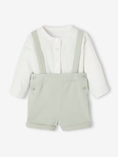 -Ensemble cérémonie chemise + short bébé