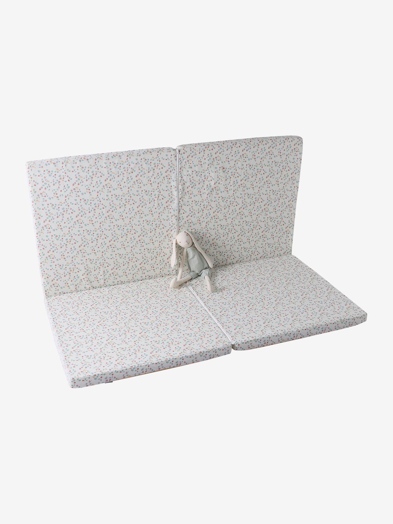 Tapis de motricité pliable et déhoussable pétales
