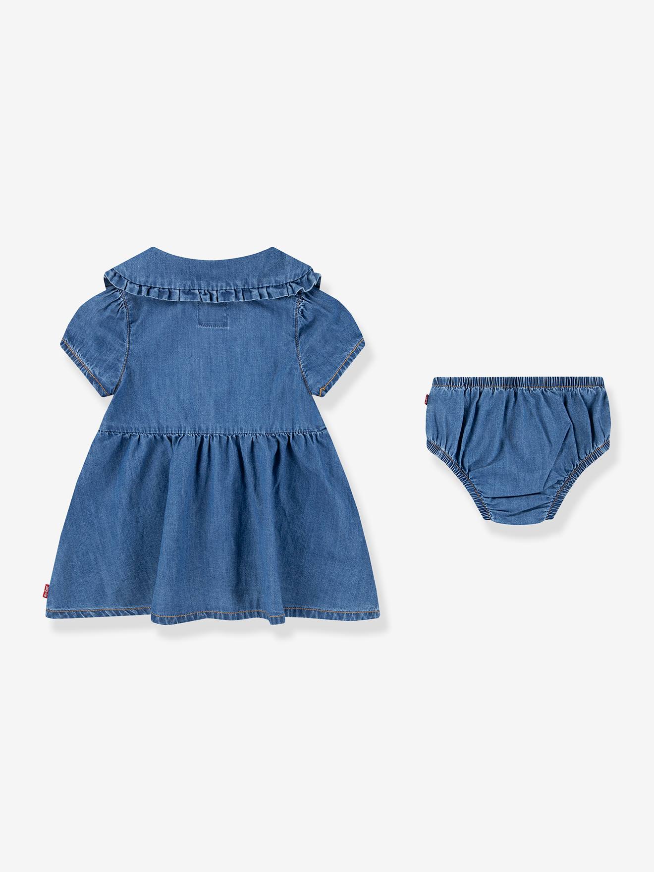 Bébé Fille Robe Bebe Levis Ensemble Bébé Fille Garçon Rouge