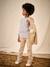 Pantalon garçon cérémonie chino en coton/lin beige+beige clair+bleu+marine foncé+vert sauge 2 - vertbaudet enfant 