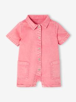 -Combishort en twill bébé