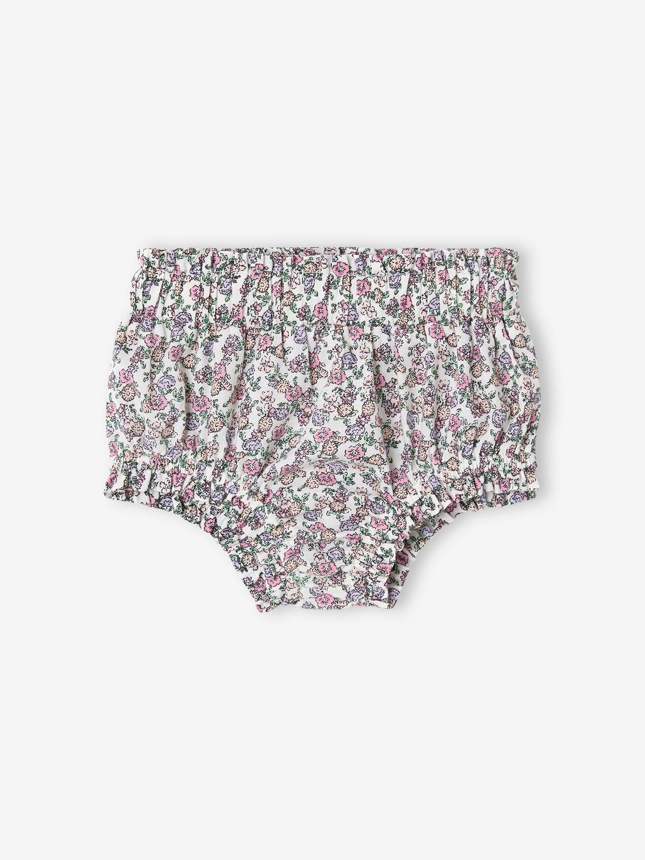 Bloomer naissance imprimé petites fleurs écru