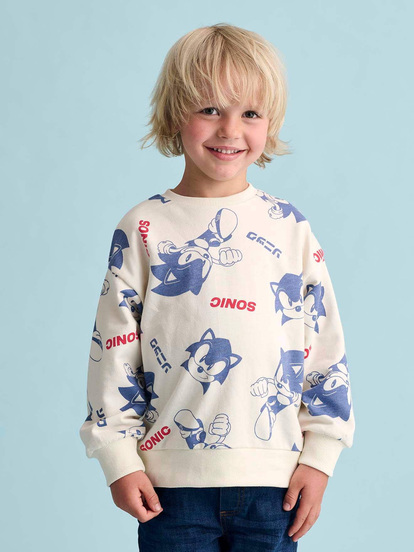Sweat Sonic® garçon écru