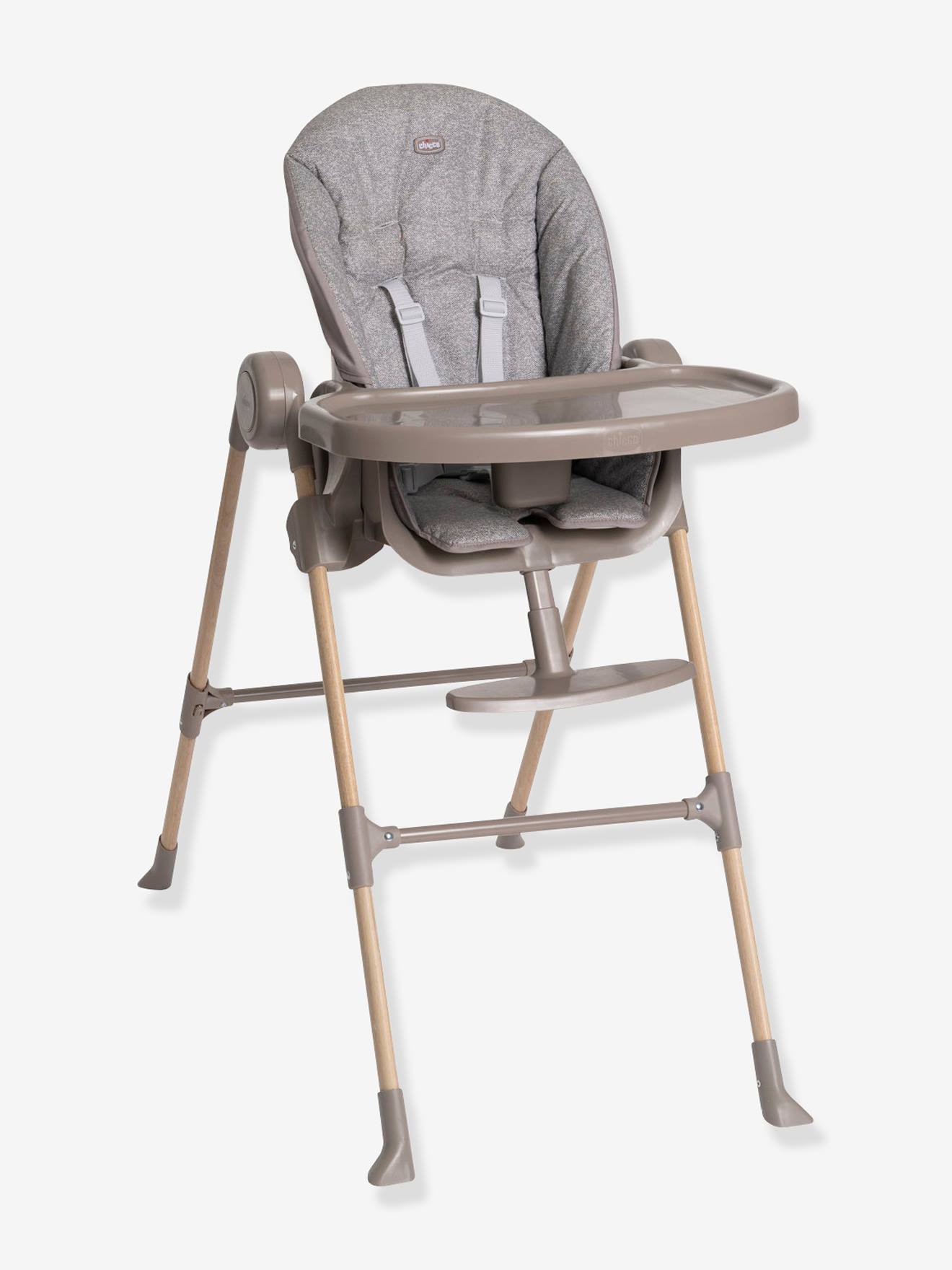 Chaise Haute Polly Essential CHICCO taupe