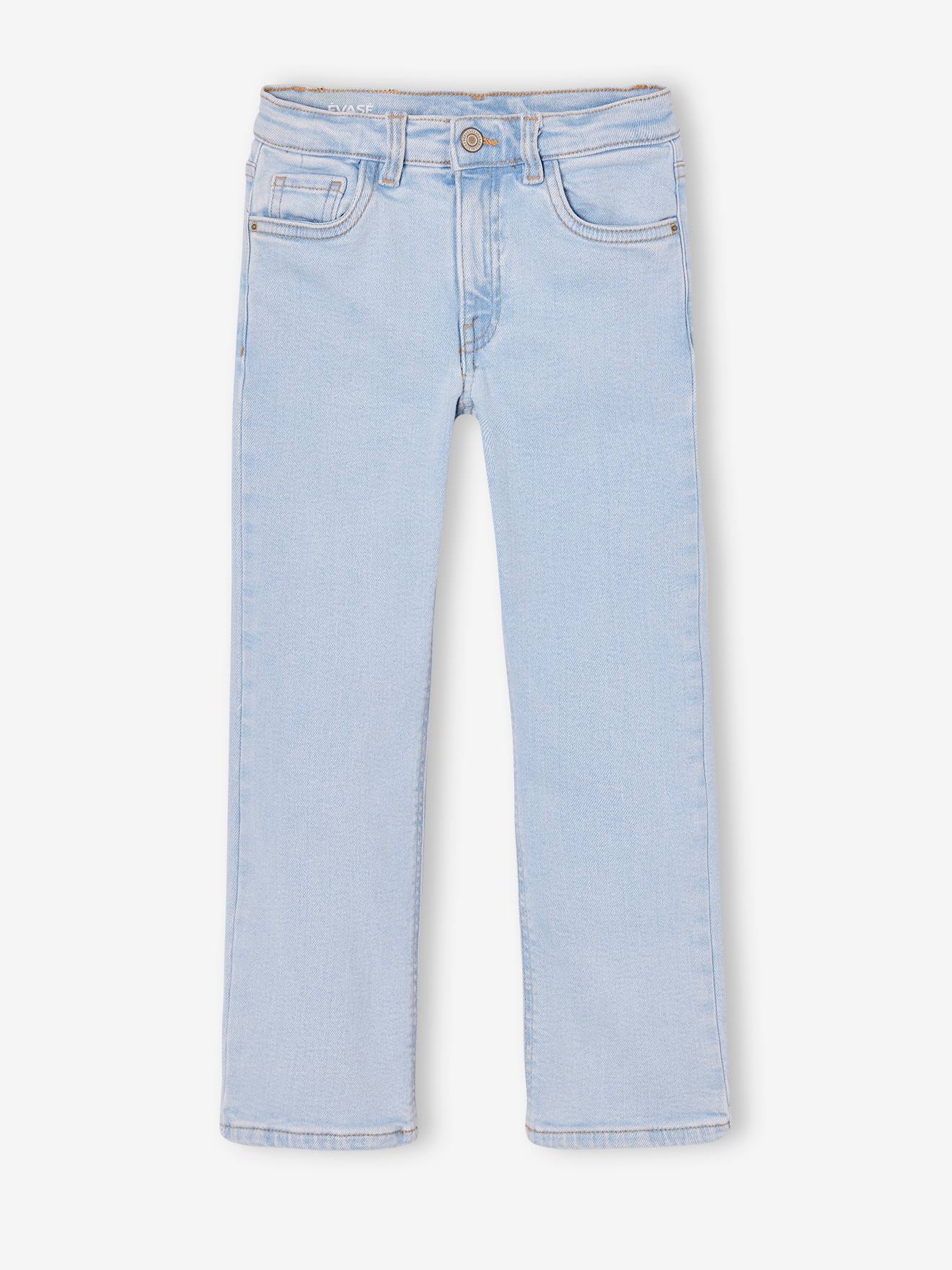 Jean fille vas bleu clair 12 €