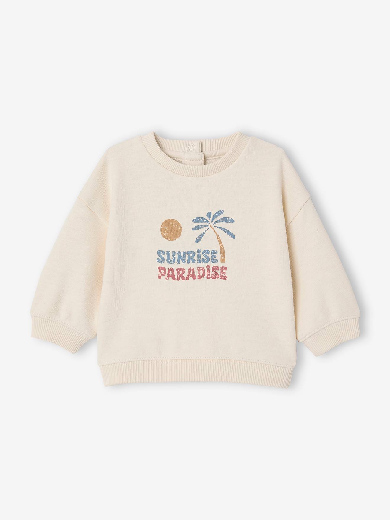 Sweat-shirt bébé garçon écru