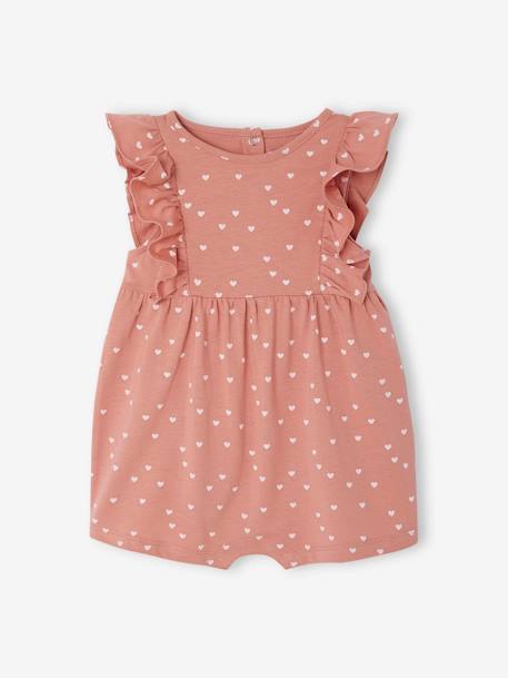 Bébé-Combishort bébé fille manches volantées