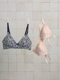 Lot 2 soutiens-gorge d'allaitement sans armatures en coton bio*  - vertbaudet enfant