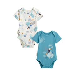 -Lot de 2 bodies bébé manches courtes Athi