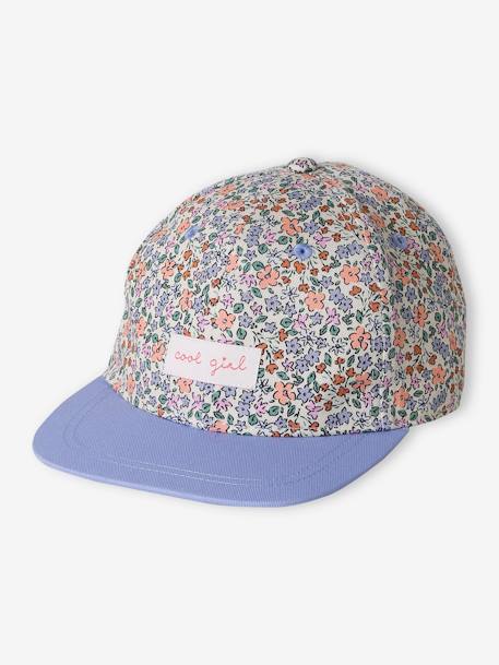 Fille-Casquette fleurie fille