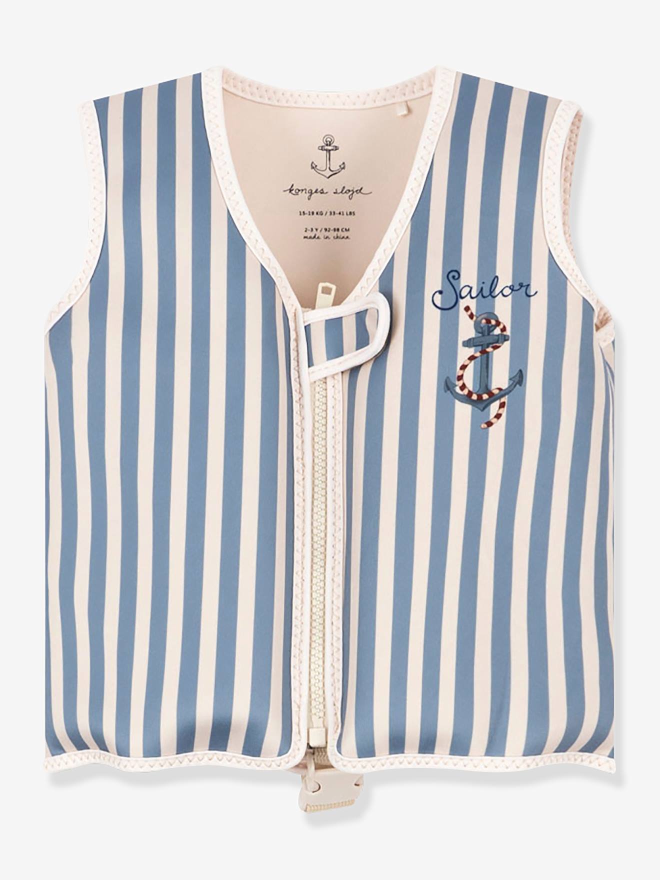 Gilet de flottaison rayé KONGES SLOJD bleu