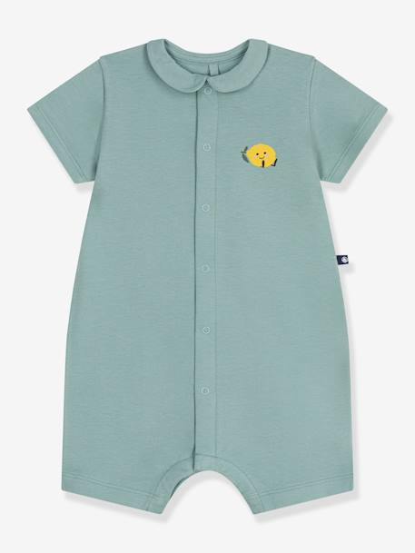 Bébé-Salopette, combinaison-Combicourte bébé col Claudine PETIT BATEAU