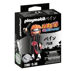 -PLAYMOBIL 71108 Pain, Naruto Shippuden, Personnage de manga ninja avec accessoires