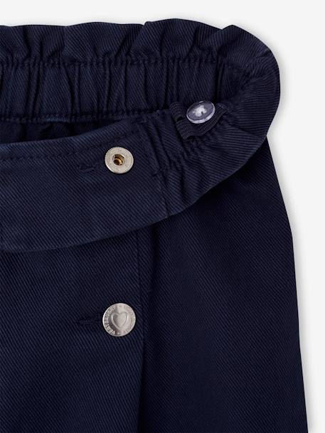 Pantalon fille large à pont marine+rouge 5 - vertbaudet enfant 
