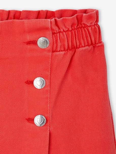 Pantalon fille large à pont marine+rouge 11 - vertbaudet enfant 
