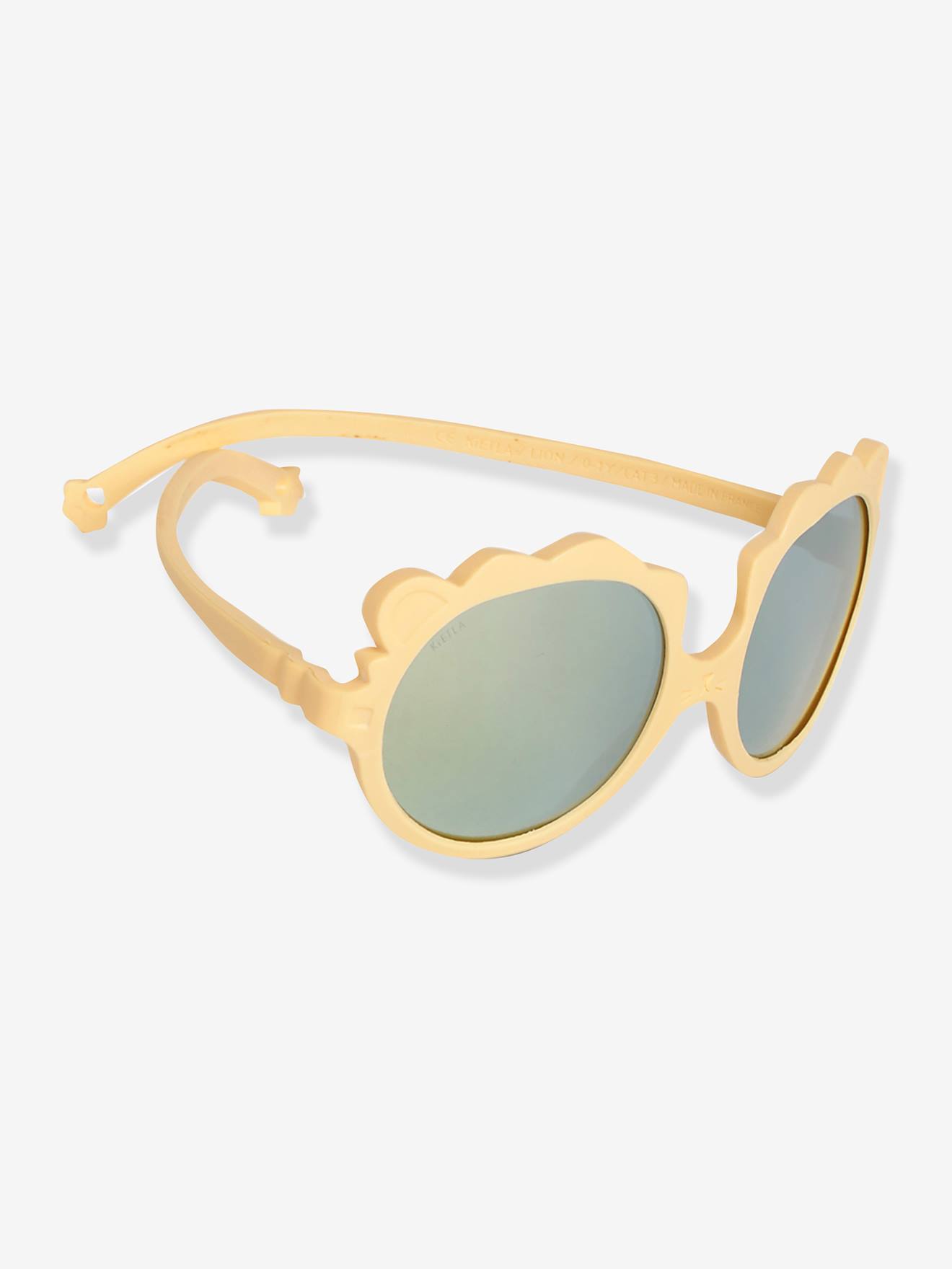 Lunettes de soleil enfant Lion KI ET LA beige