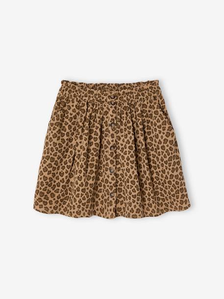 Fille-Jupe fille en gaze de coton 