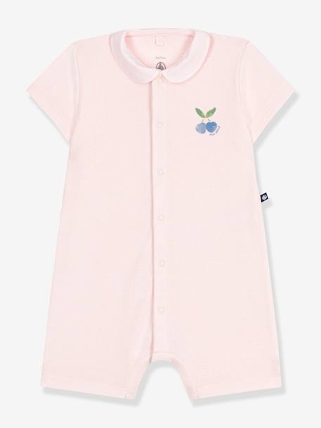 Bébé-Salopette, combinaison-Combinaison courte bébé col Claudine PETIT BATEAU