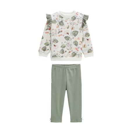 Bébé-Ensemble-Ensemble bébé sweat en molleton et legging Lily