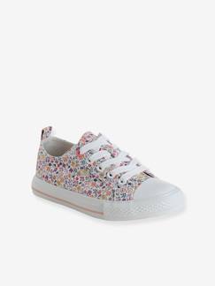 Chaussures-Chaussures fille 23-38-Baskets, tennis-Baskets lacées et zippées toile enfant collection maternelle