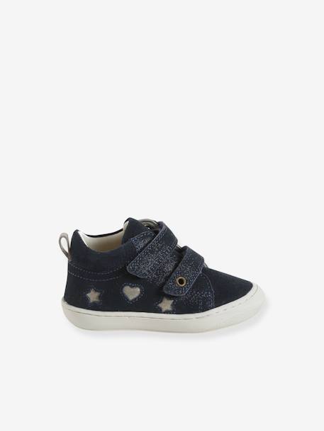 Chaussures premiers pas bébé scratch beige imprimé+bleu imprimé+bronze+jaune d'or+lot rose+mauve+or+rose+rose imprimé+rose poudré+turquoise+vert imprimé+vieux rose 9 - vertbaudet enfant 