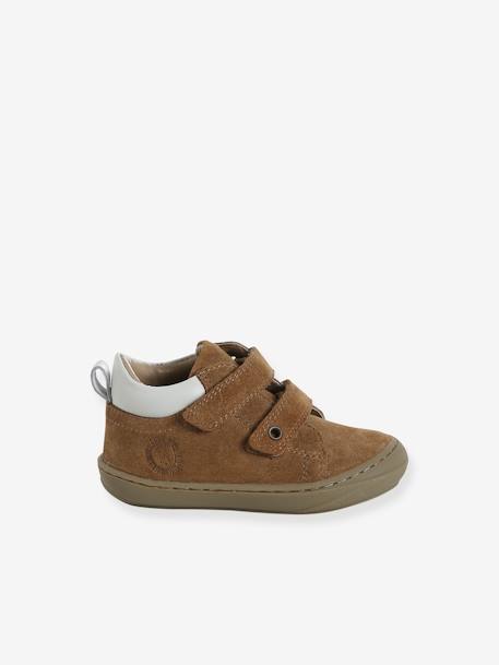 Chaussures premiers pas bébé velcro beige+bleu+bleu électrique+bleu jean+chocolat+lot beige+lot marron+lot vert+marron+ocre+vert+vert sauge 49 - vertbaudet enfant 