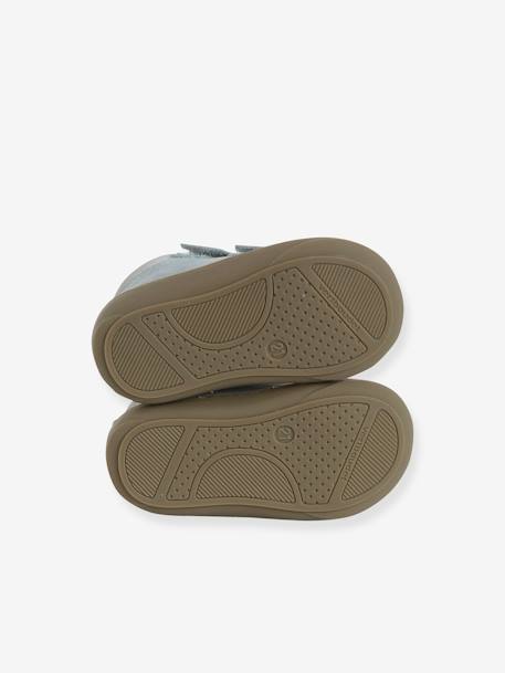 Chaussures premiers pas bébé velcro beige+bleu+bleu électrique+bleu jean+chocolat+lot beige+lot marron+lot vert+marron+ocre+vert+vert sauge 69 - vertbaudet enfant 