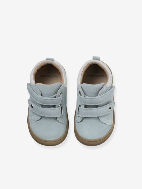 Chaussures premiers pas bébé velcro beige+bleu+bleu électrique+bleu jean+chocolat+lot beige+lot marron+lot vert+marron+ocre+vert+vert sauge 68 - vertbaudet enfant 